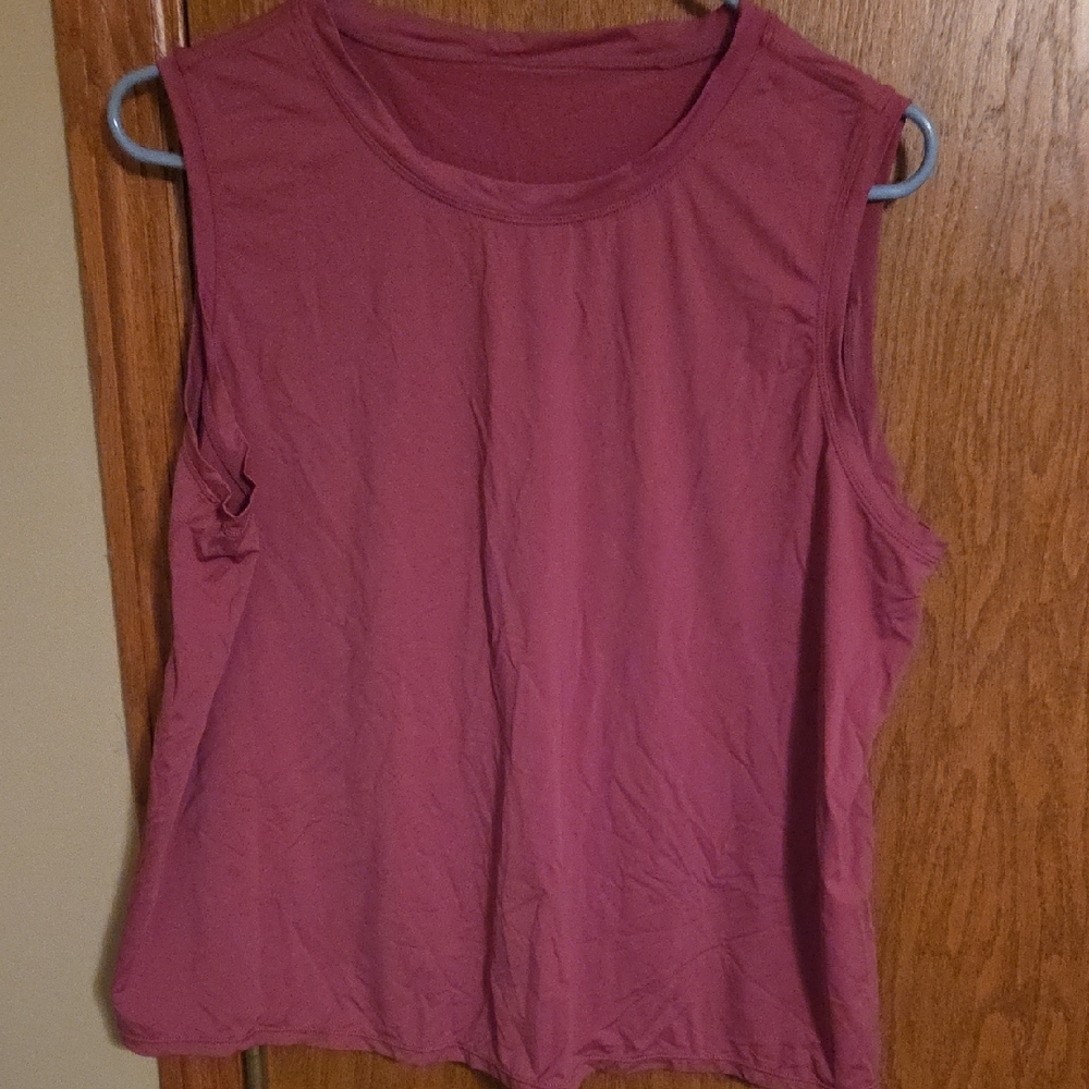 Sleeveless Pink Top